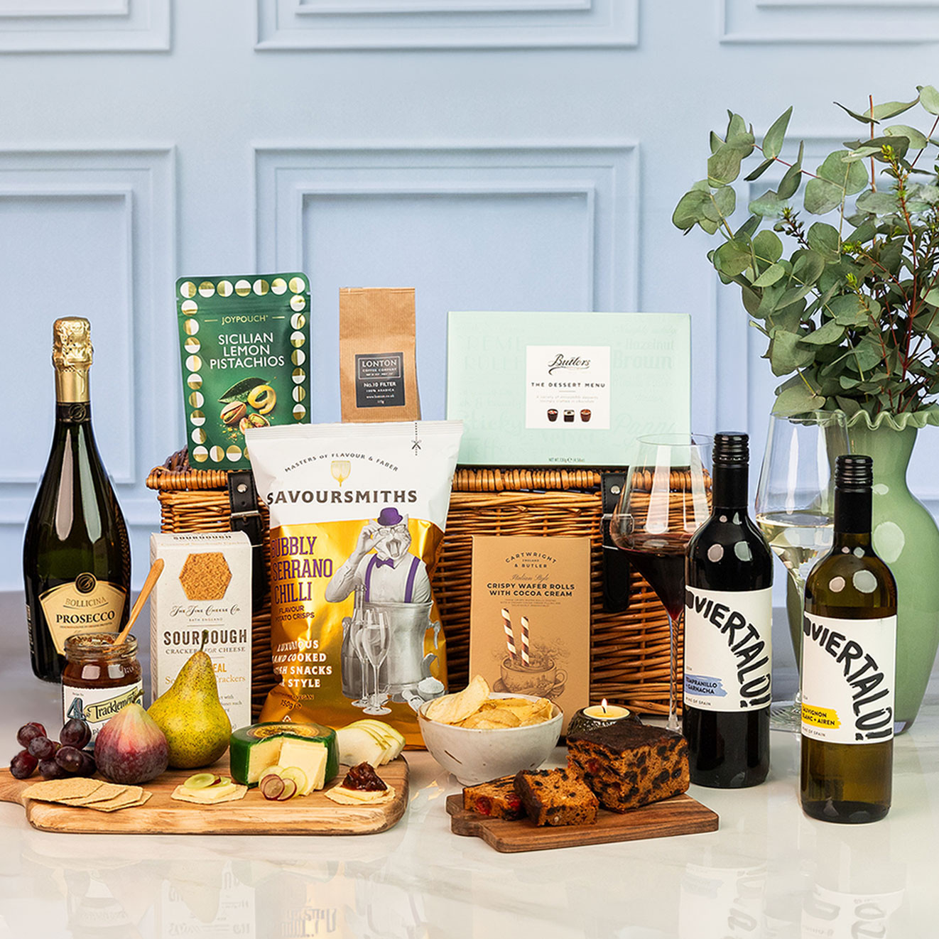 The Prosecco & Wine Sharing Basket