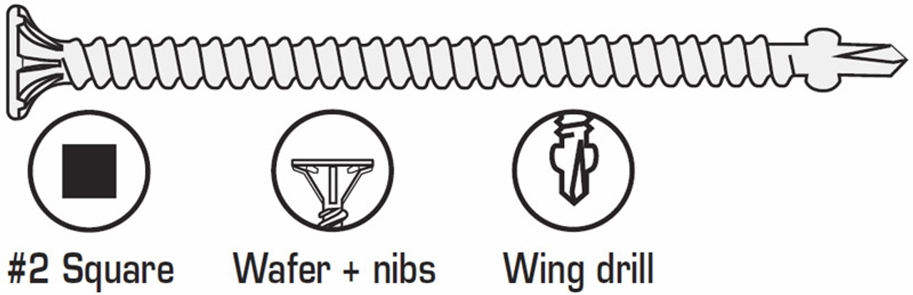 Wood to Heavy Steel - Senco Screws