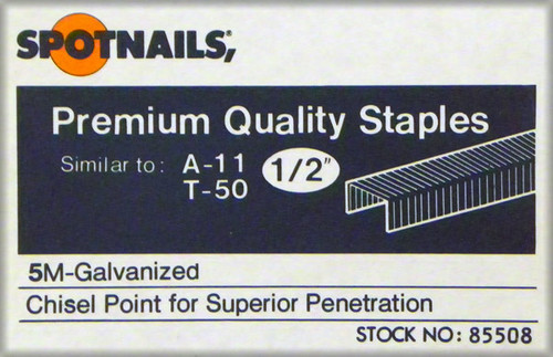 Staples - Fine Wire Staples - T50 / A11 Staples - Danow Fastening