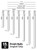Senco A302509 2-1/2" Galvanized 15 Gauge Angled Finish Nails