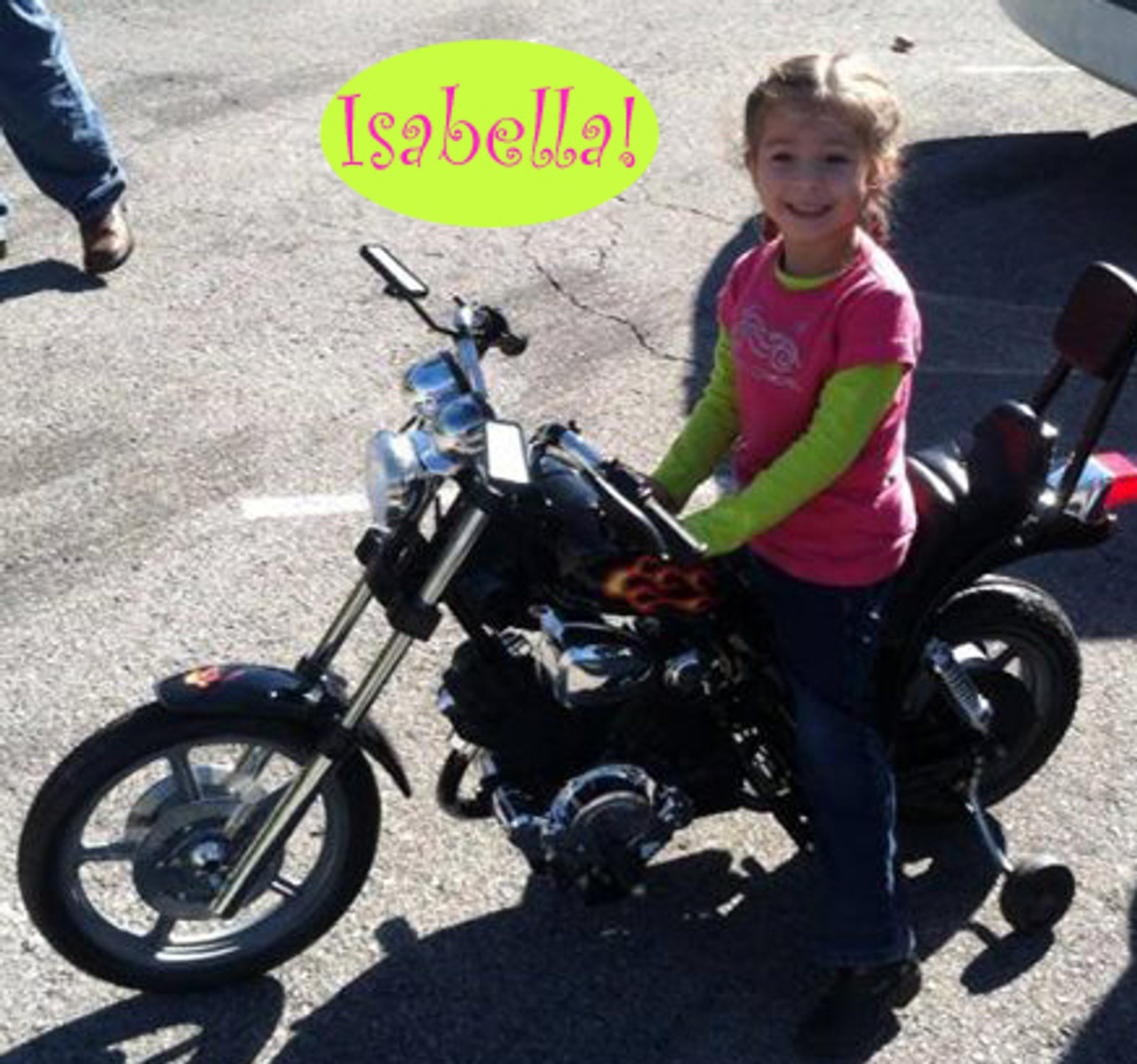 girls pink motorcycle