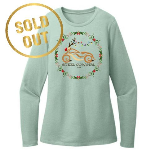 SOLD OUT 2024 Collectible Christmas Motorcycle LONG SLEEVE T-Shirt
