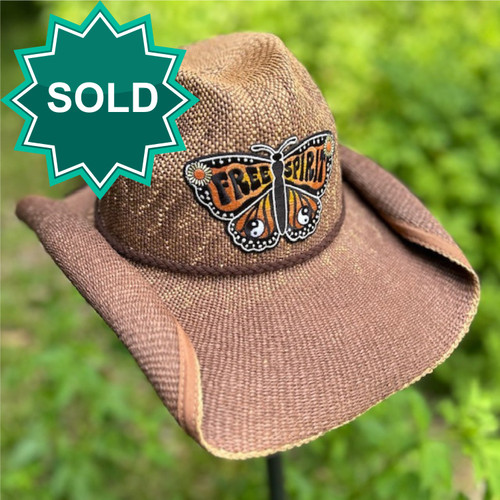 SOLD Free Spirit Shapeable Straw Cowboy Hat