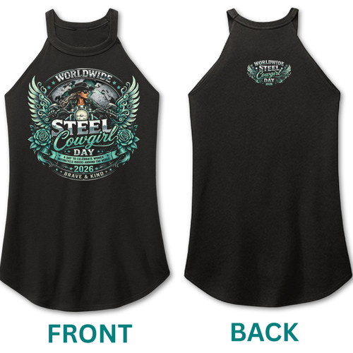 2026 Worldwide Steel Cowgirl Day Tank Top