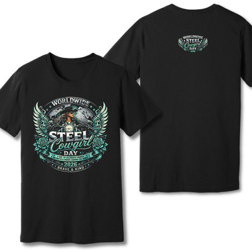 2026 Worldwide Steel Cowgirl Day Short Sleeve Crewneck * UNISEX SIZE RUNS LARGE