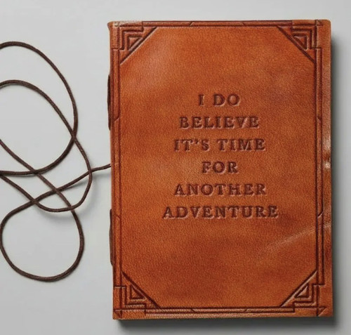 “Another Adventure” Leather Travel Journal