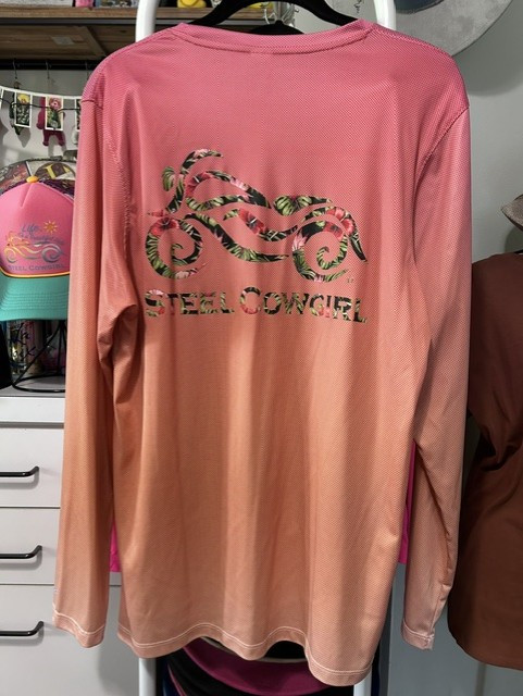 WAREHOUSE SALE Tropical Motorcycle UPF 50 Wicking - UNISEX MEDIUM