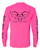 Protect This Rider Neon Pink Long Sleeve T-shirt * Graphics are protected by copyright laws, unauthorized use is prohibited