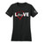 LOVE Motorcycles Women's Crew Neck T-Shirt * Graphics are protected by copyright laws, unauthorized use is prohibited