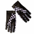 Checkered Brave & Kind Steel Cowgirl Motorcycle Gloves * Steel Cowgirl is a Registered Trademark brand and the logo is copyright protected.  Unauthorized use is prohibited.