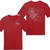 Motorcycle Dreamcatcher Red Short Sleeve Unisex Crewneck T-Shirt * Graphics are protected by copyright laws, unauthorized use is prohibited