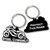 Steel Cowgirl Protect This Rider Keychain