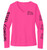 Neon Pink Wicking Checkered Signature Motorcycle Logo Shirt * Steel Cowgirl is a Trademark protected brand and graphic is copyright protected.  Unauthorized use is prohibited.