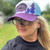 Mountain Motorcycle Ride Purple Blue Trucker Hat