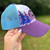 Mountain Motorcycle Ride Purple Blue Trucker Hat