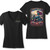 The Desert Rally Tee - 2 Sided Black Short Sleeve V-Neck