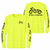 Choose Your Bike Graphic - UPF 50 Neon Yellow Wicking Logo Shirt RUNS BIG SEE SIZE CHART