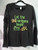 WAREHOUSE SALE Shenanigans Black Long Sleeve V-Neck - Medium