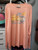 WAREHOUSE SALE Life Front, Spyder Back Peach Wicking Shirt UNISEX 2X