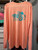 WAREHOUSE SALE Life Front, Spyder Back Peach Wicking Shirt UNISEX 2X