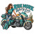 Ride More Worry Less trike motorcycle shirt graphic for women riders