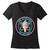 Ride Motorcycles Eat Ice Cream Black Short Sleeve V-Neck T-Shirt