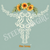 Steel Cowgirl Sunflower Steer Skull motorcycle logo graphic with sunflowers * Graphics are protected by copyright laws, unauthorized use is prohibited.