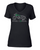 "Let The Shenanigans Begin" Sparkling Crystal Irish Green Short Sleeve V-Neck (Graphics are protected by copyright laws, unauthorized use is prohibited