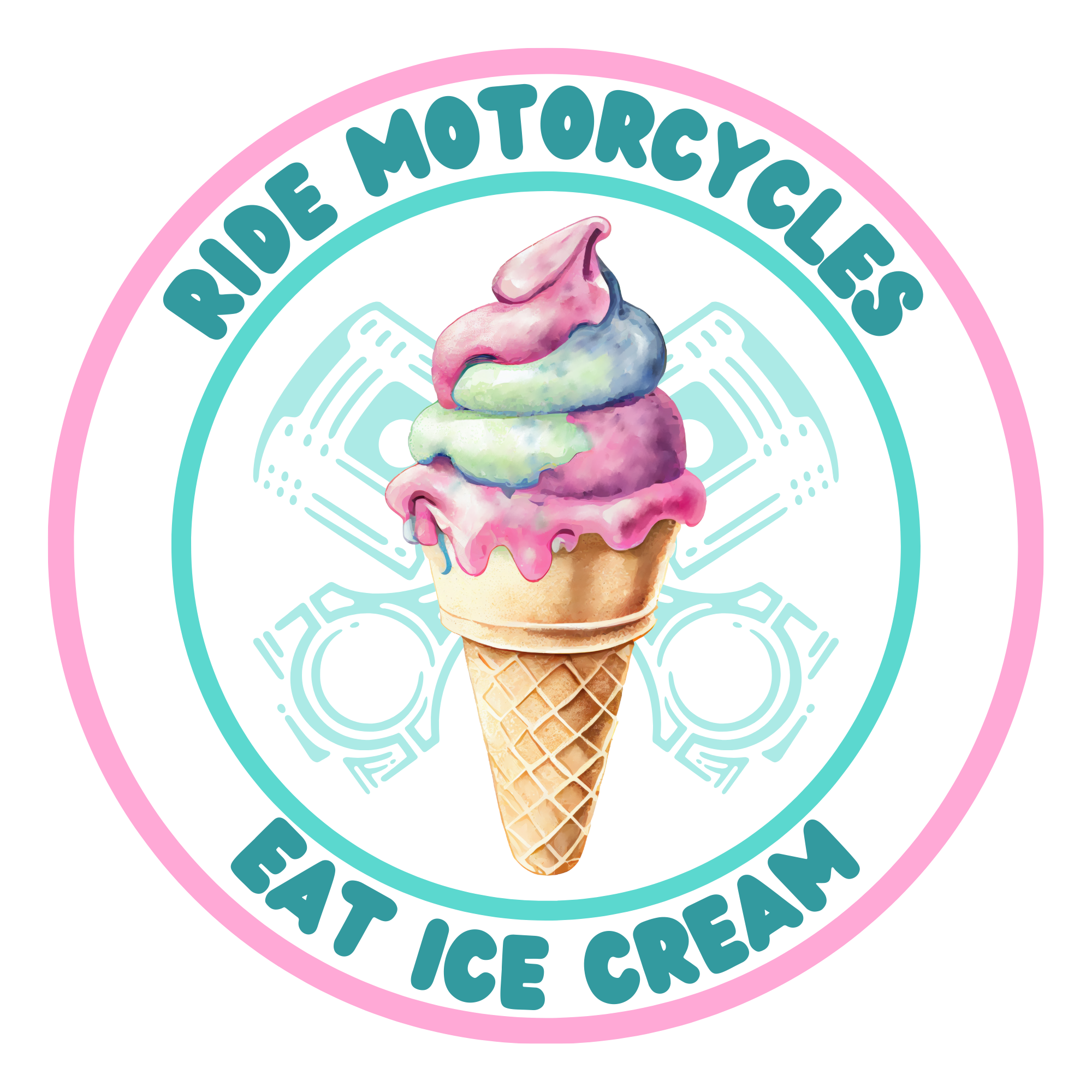 Ride Motorcycles Eat Ice Cream