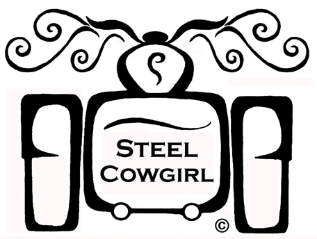 Steel Cowgirl trike front motorcycle logo graphic