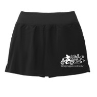 Therapy Happens In The Wind Black Skort * Graphics are protected by copyright laws, unauthorized use is prohibited.

