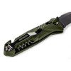 Couteau de poche Cac® serration PA6 vert olive