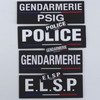 BANDEAU D’IDENTIFICATION SOUPLE RUBBER HAUTE DENSITÉ POLICE 28x10