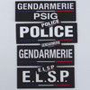 BANDEAU D’IDENTIFICATION SOUPLE RUBBER HAUTE DENSITÉ POLICE 10x3