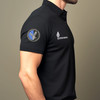 Polo gendarmerie noir pour homme