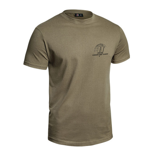 T-shirt Strong Armée de Terre vert olive