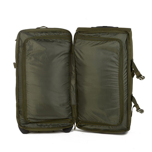 Sac de transport à roulettes 120 litres Transall vert olive Sac de transport à roulettes 120 litres Transall vert olive