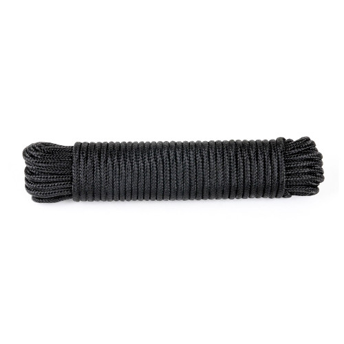 Drisse corde Ø 7 mm - longueur 15 m noir