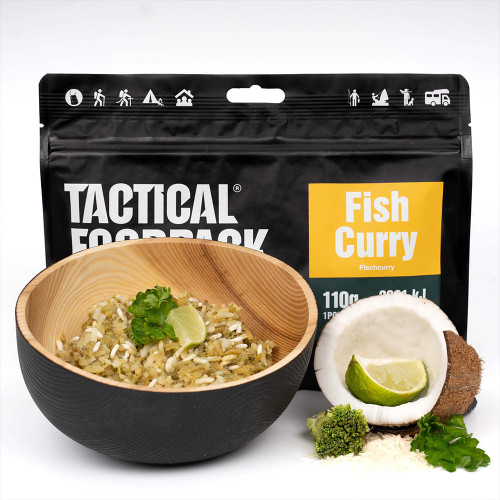Ration de survie - Curry de poisson et riz Ration de survie - Curry de poisson et riz