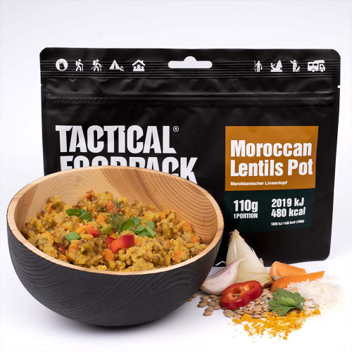 Ration de survie - Lentilles à la marocaine Ration de survie - Lentilles à la marocaine