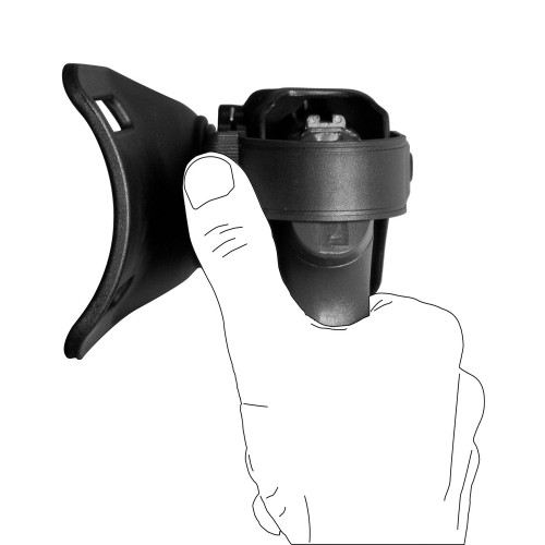 Holster droitier Zoom VKZ8 noir pour GLOCK 17/18/19/22/23 avec lampe/laser Holster droitier Zoom VKZ8 noir pour GLOCK 17/18/19/22/23 avec lampe/laser