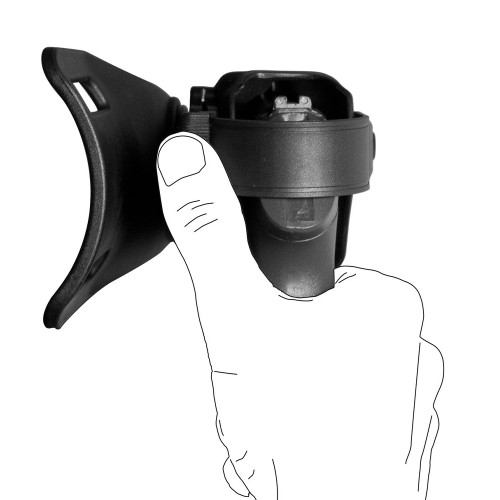 Holster gaucher Zoom VKZ8 noir pour GLOCK 17/18/19/22/23 avec lampe/laser Holster gaucher Zoom VKZ8 noir pour GLOCK 17/18/19/22/23 avec lampe/laser