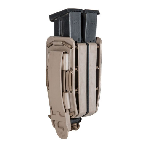 Porte-chargeur double Bungy 8BL tan pour pistolet automatique Porte-chargeur double Bungy 8BL tan pour pistolet automatique