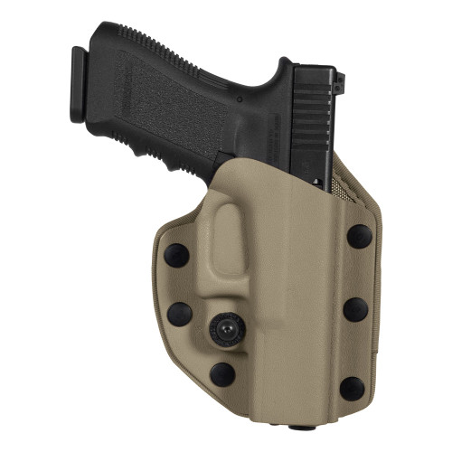 Holster droitier Vegatek VKK8 tan pour BERETTA 92/98 FS - PAMAS / MAS-G1