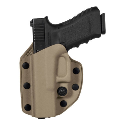 Holster gaucher Vegatek VKK8 tan pour BERETTA 92/98 FS - PAMAS / MAS-G1