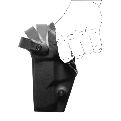 Holster gaucher Vegatek Top VKT8 noir pour GLOCK 17/19/22/23 Holster gaucher Vegatek Top VKT8 noir pour GLOCK 17/19/22/23