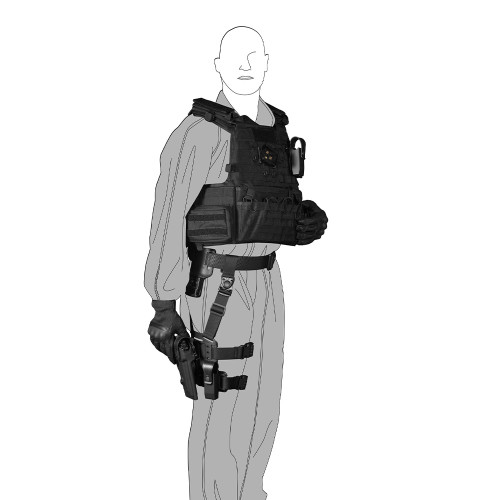 Système de connexion rapide et rotatif 8K31 vert olive Système de connexion rapide et rotatif 8K31 vert olive