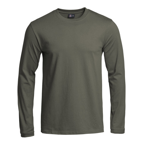 T-shirt manches longues Strong vert olive