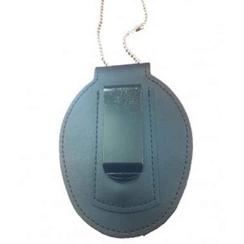Support en cuir  pour plaque de Police