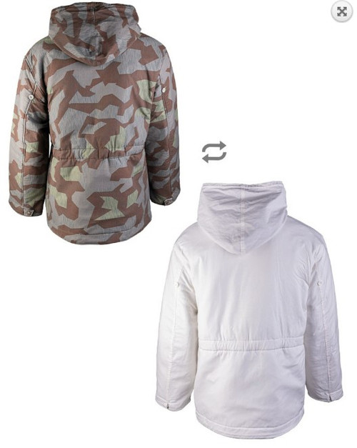 Parka réversible splinter hiver camo Parka réversible splinter hiver camo